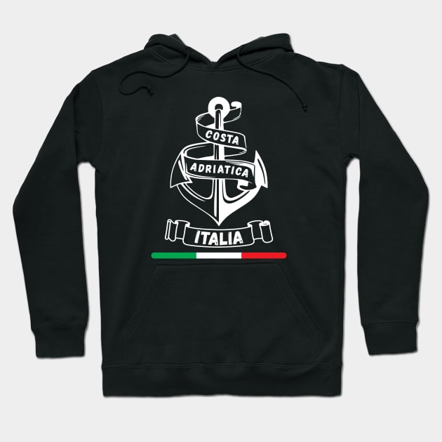 Costa Adriatica Italy Hoodie by Pistacchio Gift